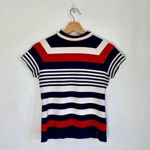 Tommy Hilfiger Red White and Blue Turtleneck